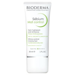 Bioderma Sebium Mat Control Ενυδάτωση & Ρύθμιση της Γυαλάδας για Μεικτό προς Λιπαρό Δέρμα, 30ml