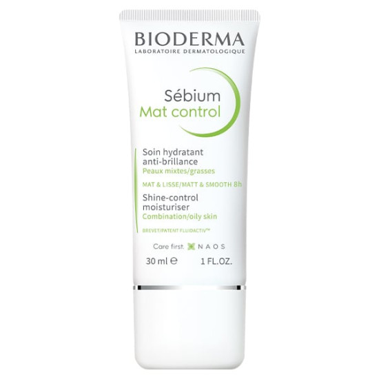 Bioderma Sebium Mat Control Ενυδάτωση & Ρύθμιση της Γυαλάδας για Μεικτό προς Λιπαρό Δέρμα, 30ml Bioderma Sebium Mat Control Ενυδάτωση & Ρύθμιση της Γυαλάδας για Μεικτό προς Λιπαρό Δέρμα, 30ml