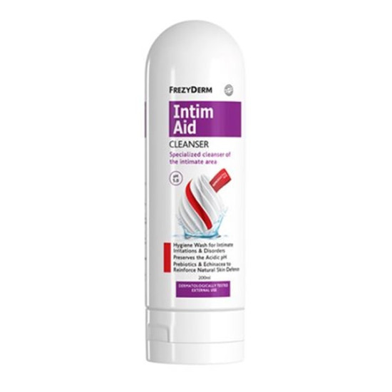 Frezyderm Intim Aid Cleanser Καθαριστικό Ευαίσθητης Περιοχής, 200ml Frezyderm Intim Aid Cleanser Καθαριστικό Ευαίσθητης Περιοχής, 200ml
