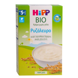 HIPP ΚΡΕΜΑ ΡΥΖΑΛΕΥΡΟ ΧΩΡΙΣ ΓΑΛΑ  5ο ΜΗΝΑ 200gr 