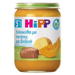 HiPP Βρεφικό Γεύμα Κολοκύθα με Πατάτες & Βοδινό για 5m+, 190g