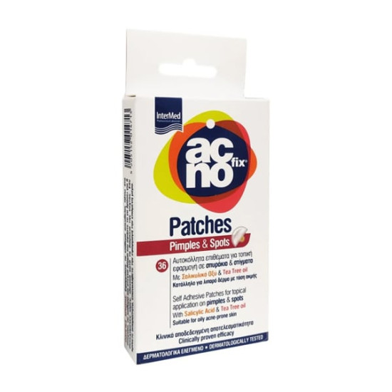 Intermed Acnofix Patches Αυτοκόλλητα Επιθέματα για Σπυράκια & Στίγματα, 36τεμ Intermed Acnofix Patches Αυτοκόλλητα Επιθέματα για Σπυράκια & Στίγματα, 36τεμ