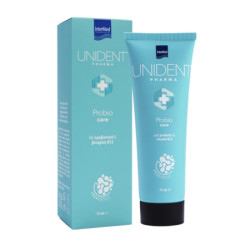 Intermed Unident Pharma Probio Care Οδοντόκρεμα με Προβιοτικά & Βιταμίνη Β12, 75ml