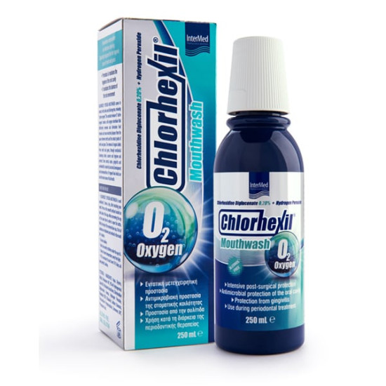 Intermed Chlorhexil Oxygen Mouthwash Στοματικό Διάλυμα, 250ml Intermed Chlorhexil Oxygen Mouthwash Στοματικό Διάλυμα, 250ml