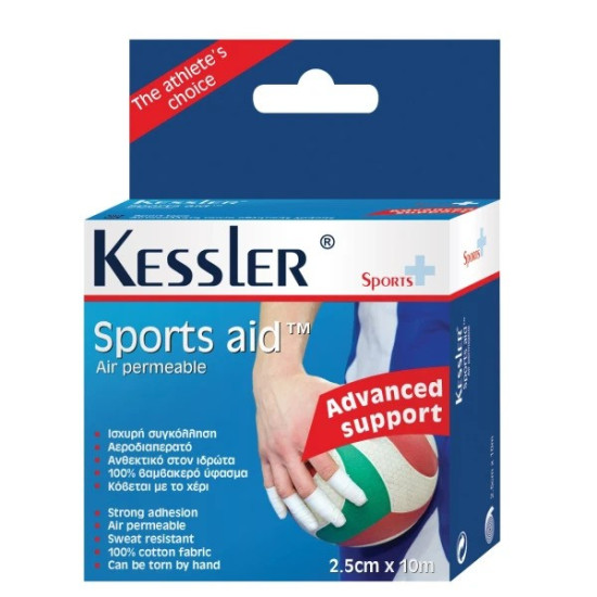 Kessler Sports Aid Self-Adhesive Tape 2.5cmX10m 1pc (Αυτοκόλλητη Ταινία Αθλητικής Χρήσης) Kessler Sports Aid Self-Adhesive Tape 2.5cmX10m 1pc (Αυτοκόλλητη Ταινία Αθλητικής Χρήσης)