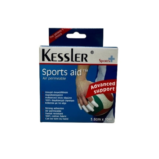 Kessler Sports Aid Αυτοκόλλητη Ταινλια Αθλητικής Χρήσης 3.8cm x 10m Kessler Sports Aid Αυτοκόλλητη Ταινλια Αθλητικής Χρήσης 3.8cm x 10m