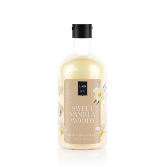 LAVISH CARE BATH & SHOWER GEL SWEET VANILLA WOODS 500ML