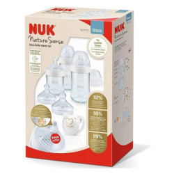 Nuk Σετ Γυάλινα Μπιμπερό Nature Sense Κατά των Κολικών 