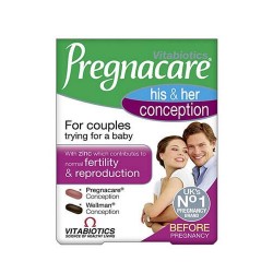 VITABIOTICS PREGNACARE HIM & HER 30TABS & 30TABS