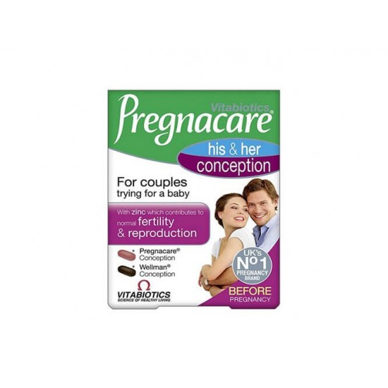 VITABIOTICS PREGNACARE HIM & HER 30TABS & 30TABS