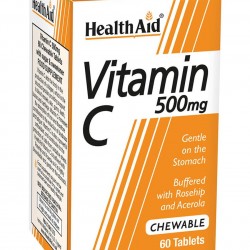 Health aid VIT-C 500mg (μασώμεvη)60tabs