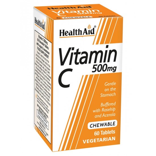 Health aid VIT-C 500mg (μασώμεvη)60tabs