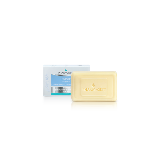 Pharmasept Hygienic Soap Bar Σαπούνι για Χέρια, Πρόσωπο & Σώμα με Ήπια Αντισηπτική Δράση 100gr