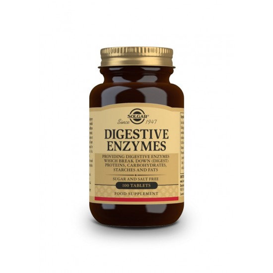 SOLGAR DIGESTIVE ENZYMES TABS 100S