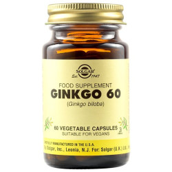 SOLGAR GINKGO BILOBA VEGICAPS 60S