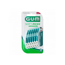 Gum 651 Soft Picks Advanced Large Μεσοδόντια Βουρτσάκια Μεγάλο Μέγεθος, 30τεμ