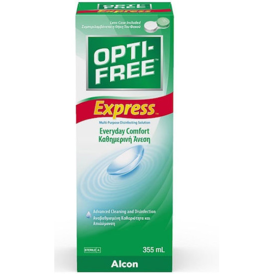 Alcon Opti-Free Express Υγρό Φακών Επαφής 355ml