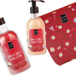 Lavish Care Holly Jolly Apple Pie Σετ Περιποίησης για Ενυδάτωση & Καθαρισμό Σώματος 3τμχ