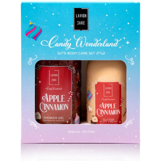 Lavish Care Holly Jolly Apple Pie Σετ Περιποίησης για Ενυδάτωση & Καθαρισμό Σώματος 3τμχ
