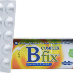 UNI-PHARMA B Complex Fix Βιταμίνη για Ενέργεια, Ενίσχυση του Ανοσοποιητικού & το Νευρικό Σύστημα 30 ταμπλέτες