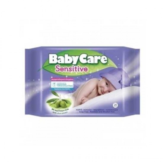 BABYCARE ΜΩΡ/ΤΕΣ SENSITIVE TRAVEL 20 PCS