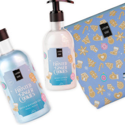 Lavish Care Frosted Ginger Cookies Σετ Περιποίησης για Ενυδάτωση & Καθαρισμό Σώματος 3τμχ