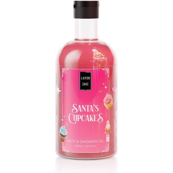 Lavish Care Santa's Cupcakes Σετ Περιποίησης για Ενυδάτωση & Καθαρισμό Σώματος 3τμχ