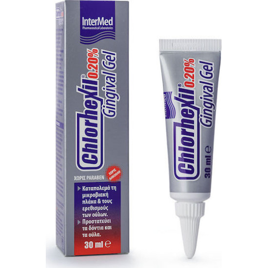 InterMed Chlorhexil 0.20% Gingival Gel Στοματική Γ΄έλη 30ml 1τμχ