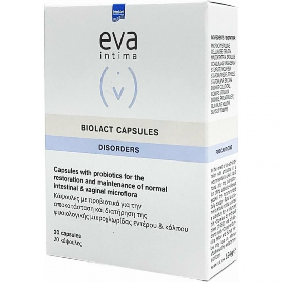 INTERMED Eva Intima Biolact Capsules 20 Κάψουλες