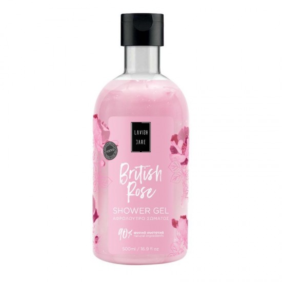 LAVISH CARE BATH & SHOWER GEL BRITISH ROSE 500ML