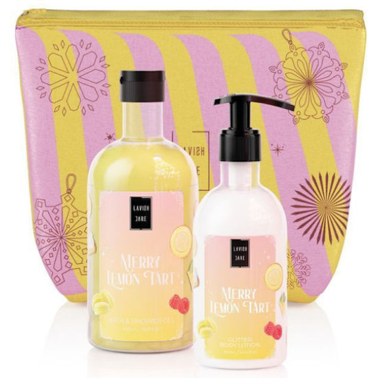 Lavish Care Merry Lemon Tart Σετ Περιποίησης για Ενυδάτωση & Καθαρισμό Σώματος 3τμχ