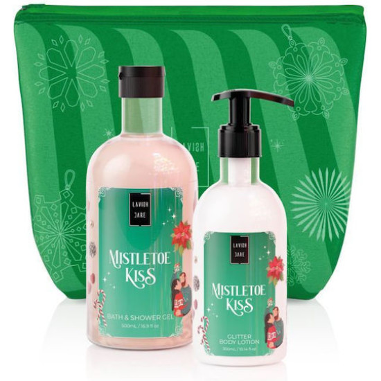 Lavish Care Mistletoe Kiss Σετ Περιποίησης για Ενυδάτωση & Καθαρισμό Σώματος 3τμχ
