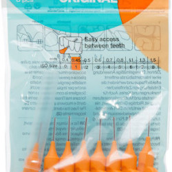 TePe Original Μεσοδόντια Βουρτσάκια 0.45mm Πορτοκαλί 8τμχ