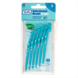 TePe Angle Μεσοδόντια Βουρτσάκια με Λαβή 0.6mm Μπλε