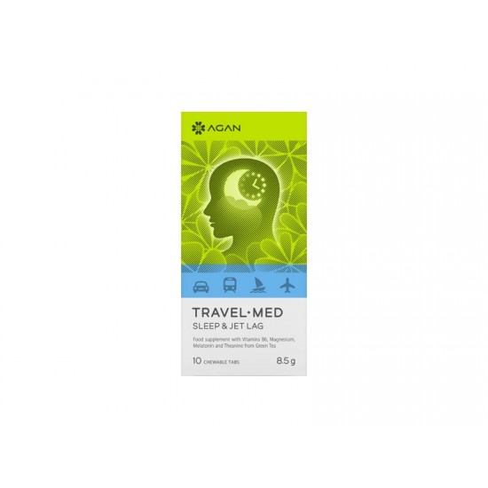 AGAN TRAVEL MED SLEEP & JET LAG 10 CHEWABLE TABS