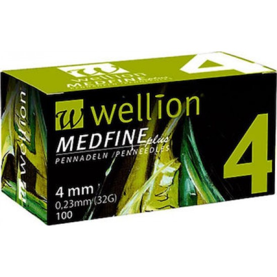 WELLION MEDFINE 4MM - 100ΤΜΧ