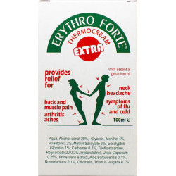 Erythro Forte Thermocream Extra 100ml Θερμαντική Κρέμα για Μυϊκούς Πόνους & Αρθρώσεις 100ml