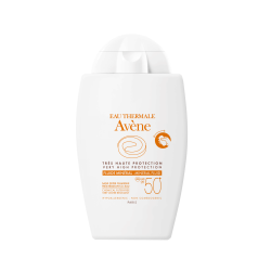 Avène - Fluide Minéral SPF 50+ - Αντηλιακή κρέμα προσώπου με λεπτόρρευστη & 100% φυσικά φίλτρα - 40ml