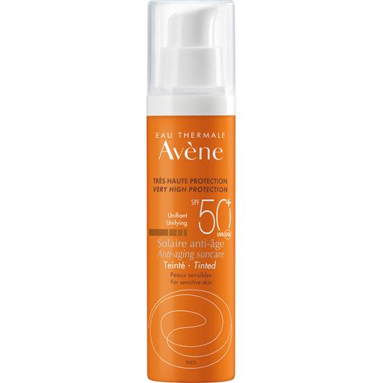 Avène - Crème Solaire Antiage Teinté SPF50+ - Αντηλιακή κρέμα προσώπου με αντιγηραντική δράση & χρώμα 50ml