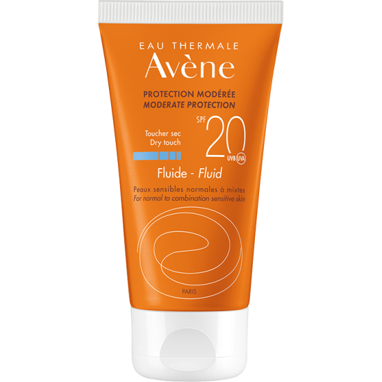 Avène - Fluide SPF 20 - Αντηλιακή Κρέμα με λεπτόρρευστη υφή για το κανονικό/μικτο δέρμα του προσώπου - 50ml