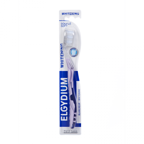 Elgydium Whitening Οδοντόβουρτσα για πιο λευκά δόντια Μέτρια 1τμχ