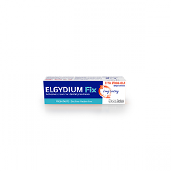 Elgydium Fix Extra Strong Στερεωτική Κρέμα με Πολύ Δυνατή Συγκράτηση 45g