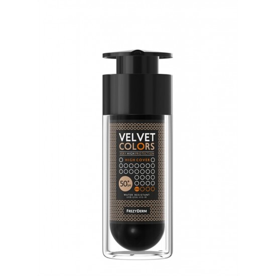 VELVET COLORS HIGH COVER - Ματ Καλυπτικό Foundation 50+ spf 30 ml