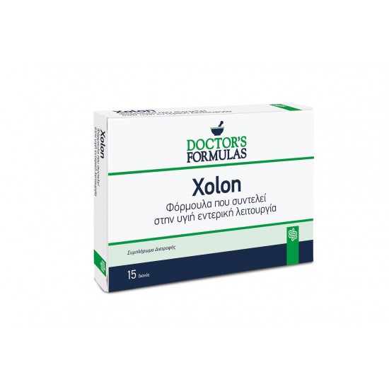 Doctor's Formulas Xolon 750mg Δραστική Φυτική Φόρμουλα για την καταπολέμηση της Δυσκοιλιότητας, 15 tabs